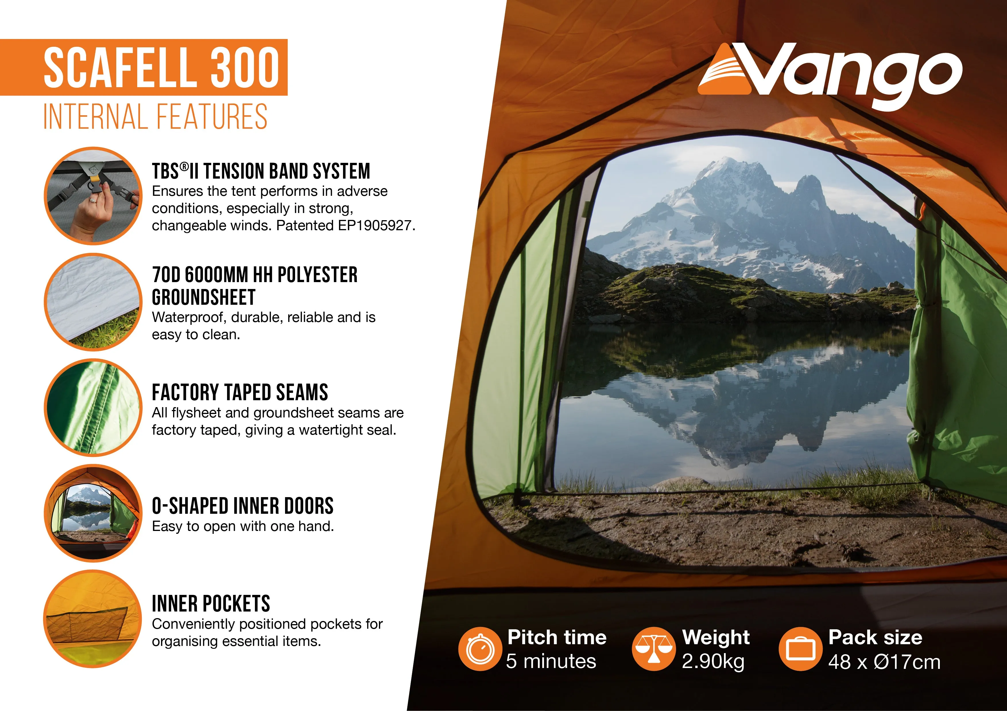 Vango Scafell 300 Tent