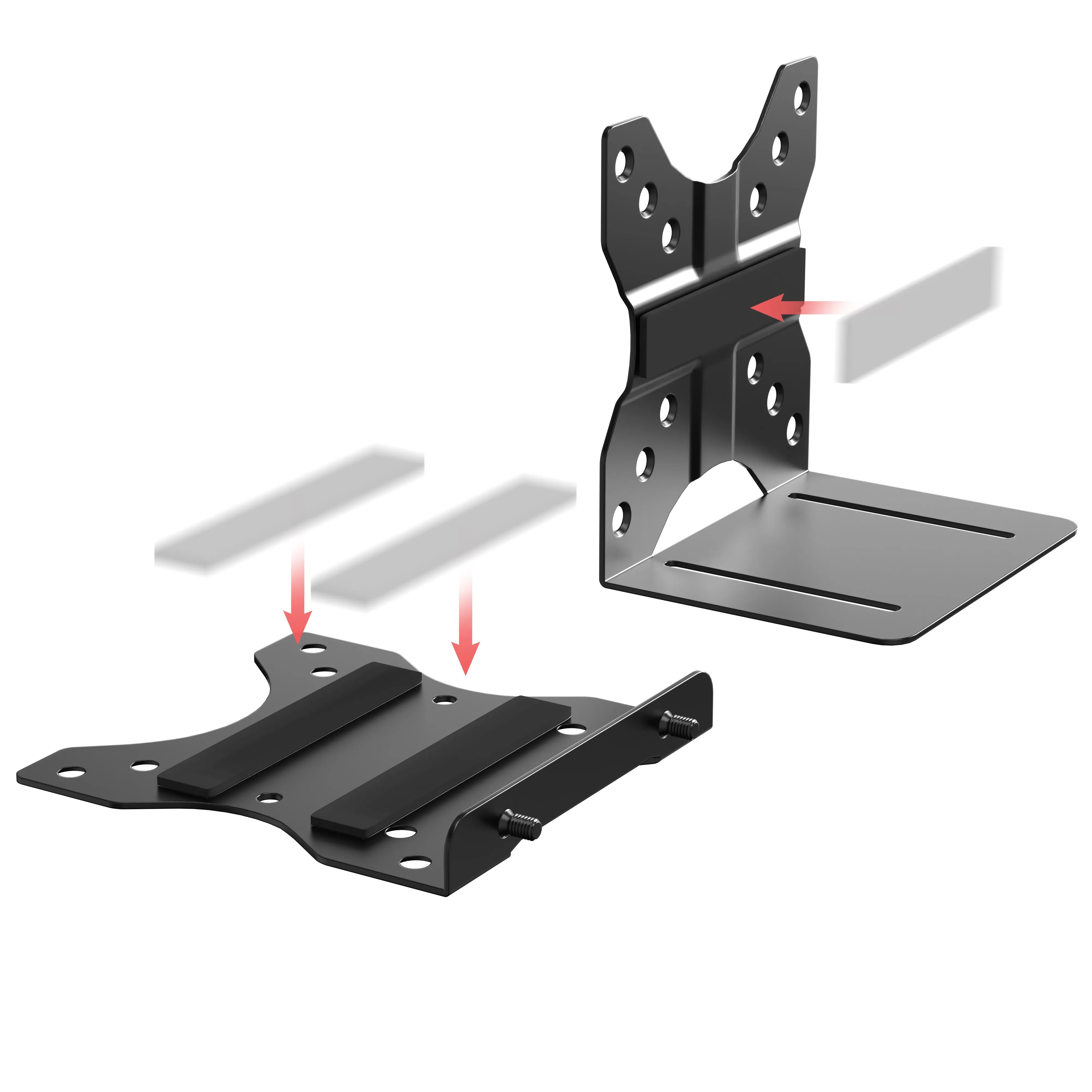 VESA Monitor Wedge Mount Adjustable for CPU