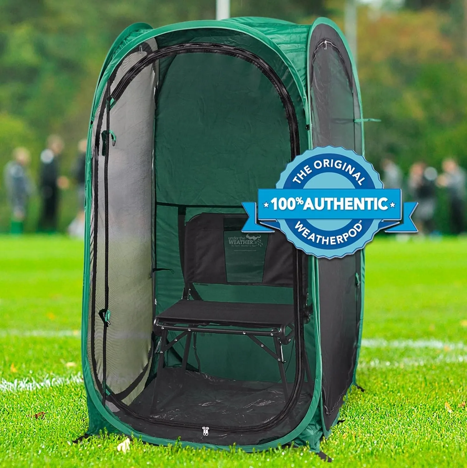 WeatherPod® The Original Shark Tank MyPod™ Mesh 1-2 Person Pop-Up Screen Pod - Keeps Out Bugs, Mosquitos, and Harmful UV Rays - UPF 50 for Maximum Protection from The Sun