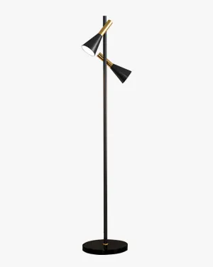 WOMO 2-bulb Adjustable Pole Floor Lamp-WM7067
