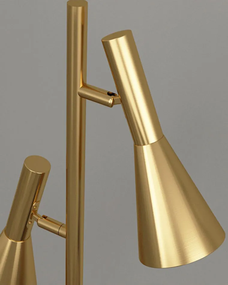 WOMO 2-bulb Adjustable Pole Floor Lamp-WM7067