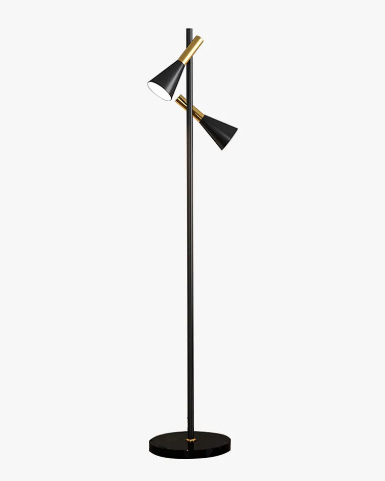 WOMO 2-bulb Adjustable Pole Floor Lamp-WM7067