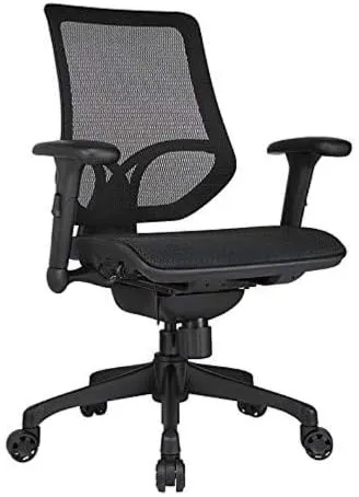 WorkPro 1000 Series Mid-Back Mesh Task Chair, Black