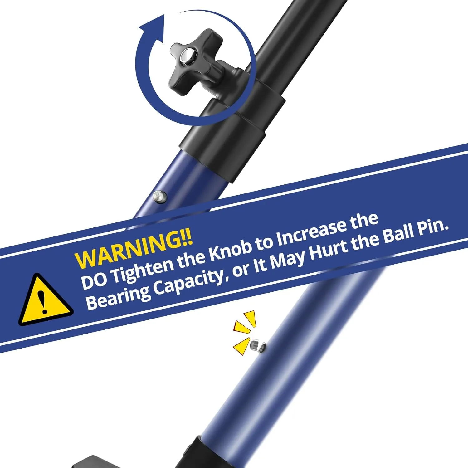 XINQIAO Cabinet Jacks for Installing Cabinets, Heavy Duty Third Hand Tools Adjustable Support Pole from 49.2 in to 114.2 in, 1 PC