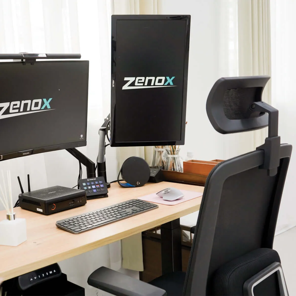 Zenox Ergonomic - Joza Office Chair (Mesh & Foam/Black)